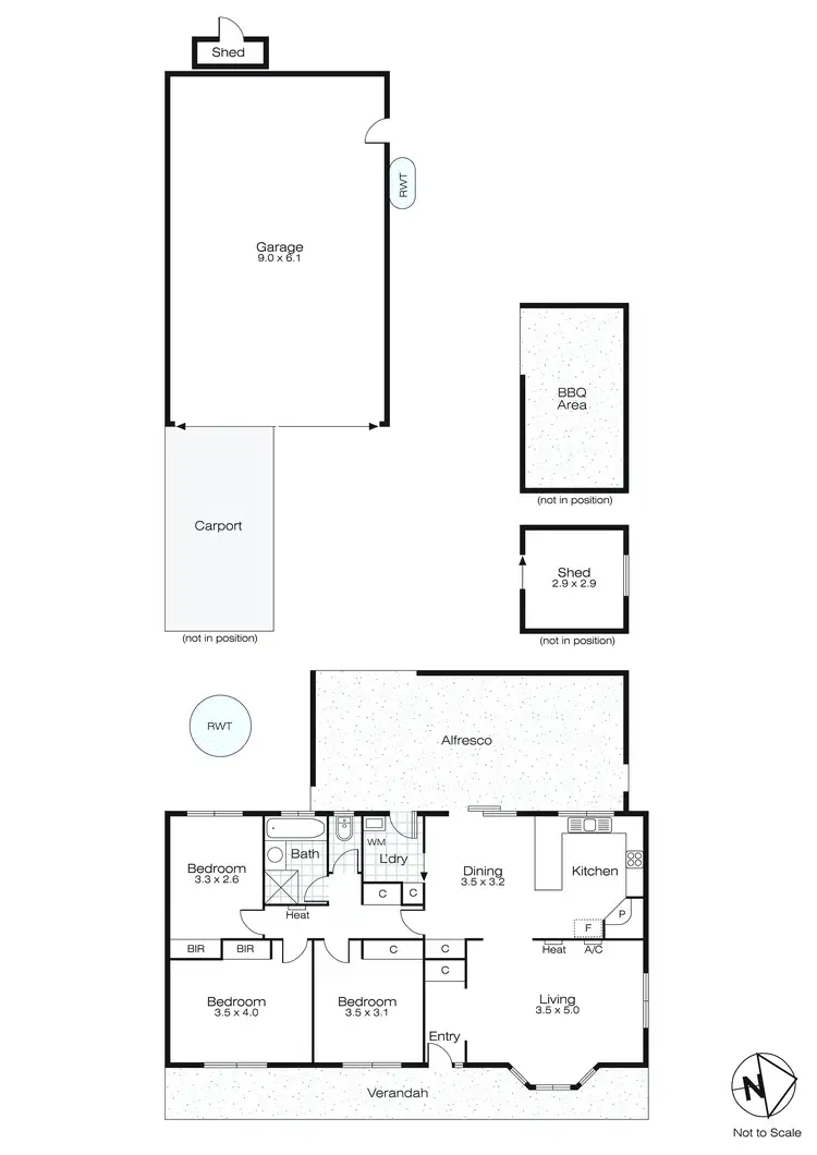 Floorplan of Homely house listing, 8 Bray Street, Sebastopol VIC 3356