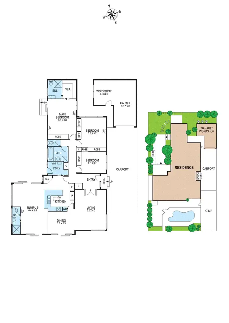 Floorplan of Homely house listing, 3 Pasadena Crescent, Bentleigh East VIC 3165