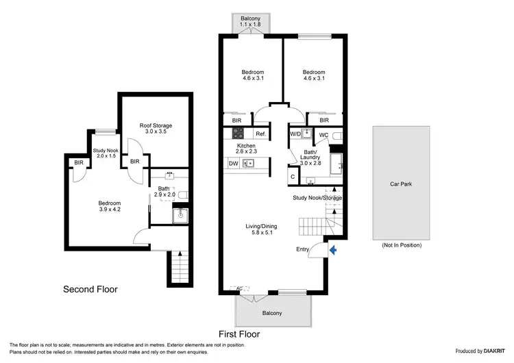 Floorplan of Homely apartment listing, 5/48 Leicester Street, Carlton VIC 3053