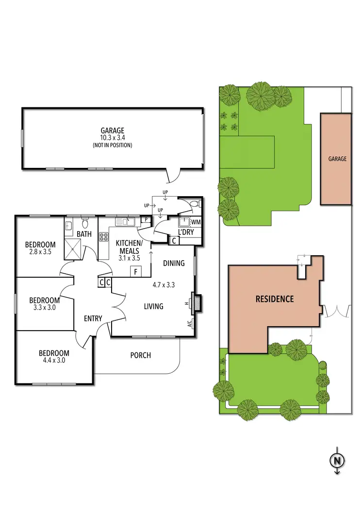 Floorplan of Homely house listing, 21 Preston Street, Fawkner VIC 3060