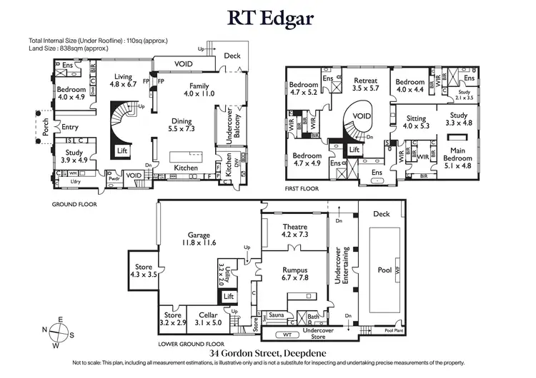 Floorplan of Homely house listing, 34 Gordon Street, Deepdene VIC 3103