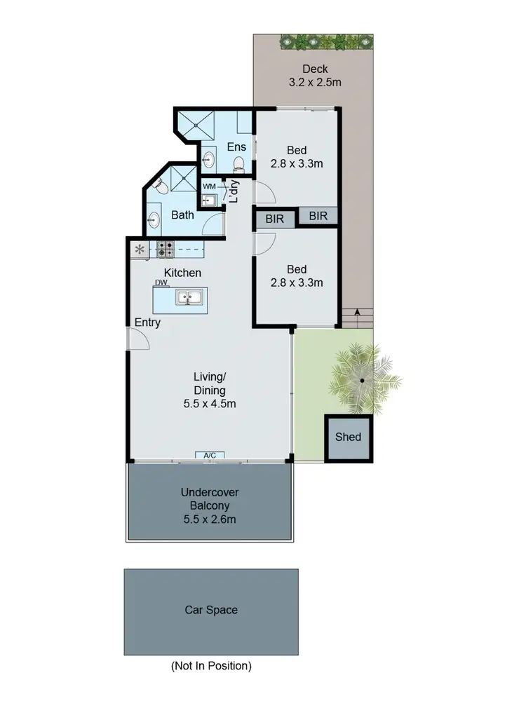 Floorplan of Homely apartment listing, G01/546 Elgar Road, Box Hill North VIC 3129