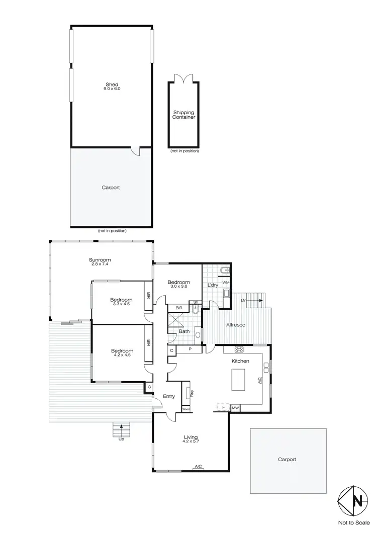 Floorplan of Homely house listing, 33 Smyth Street, Allendale VIC 3364