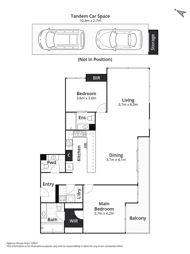 Floorplan of Homely apartment listing, 2201/2 Yarra Street, Geelong VIC 3220