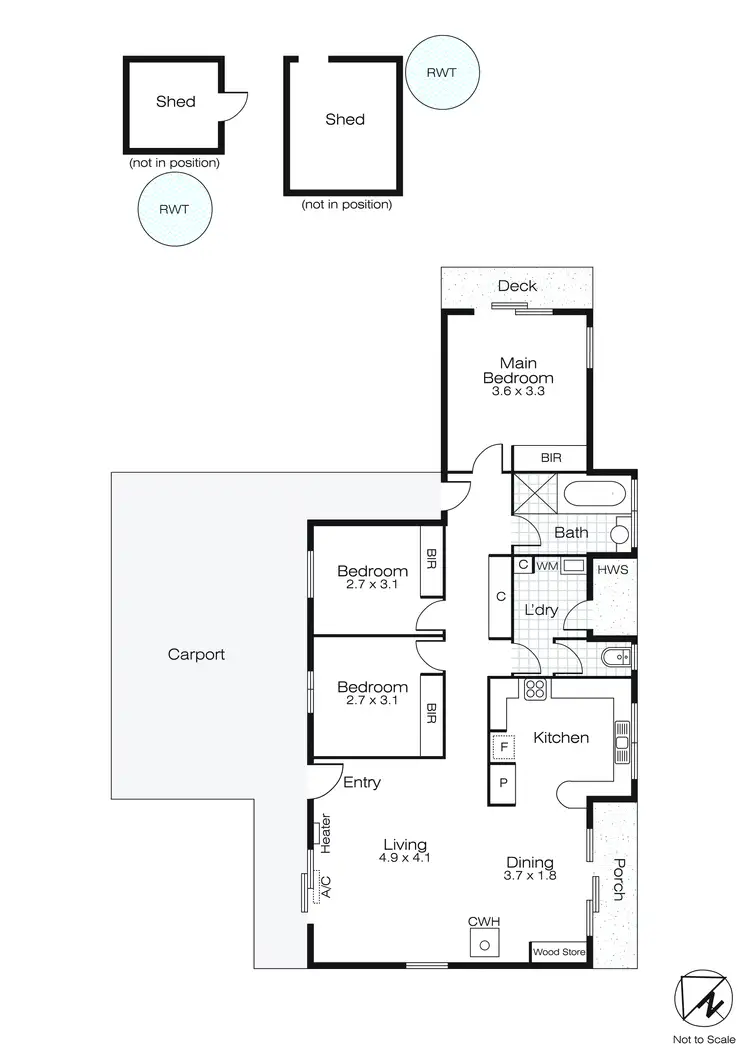 Floorplan of Homely house listing, 30B Ayres Street, Creswick VIC 3363