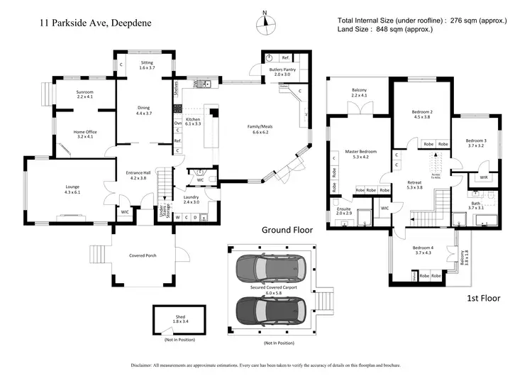 Floorplan of Homely house listing, 11 Parkside Avenue, Deepdene VIC 3103