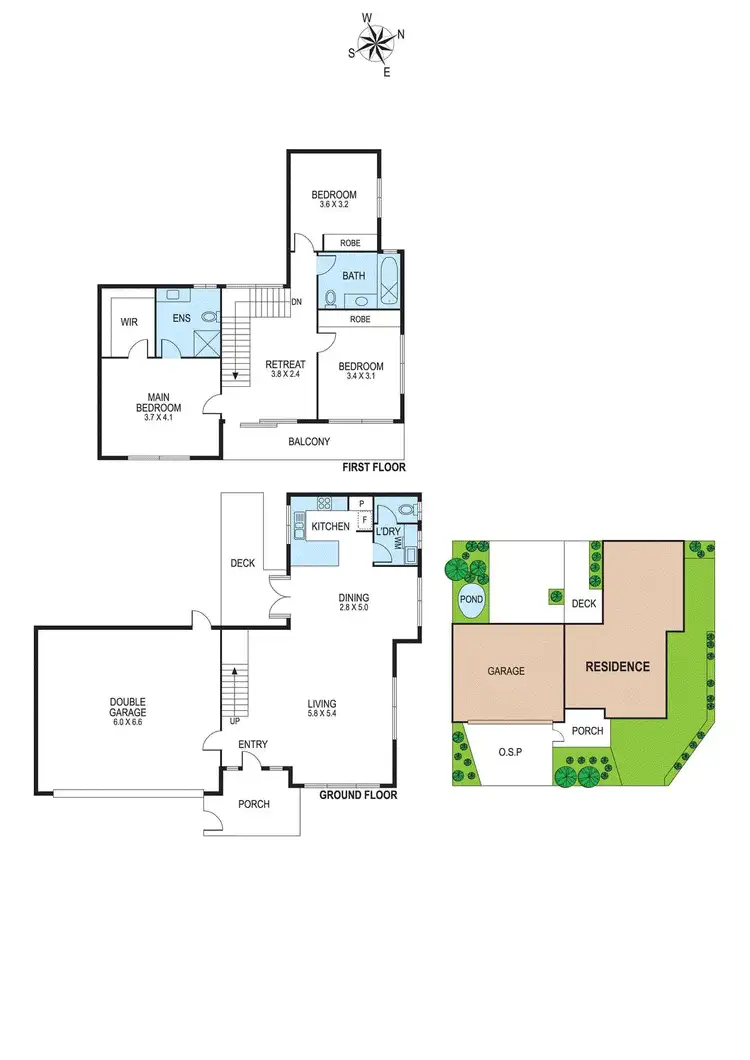 Floorplan of Homely townhouse listing, 1/121 Chapel Road, Moorabbin VIC 3189