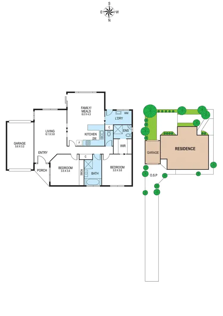 Floorplan of Homely unit listing, 2/304 Mckinnon Road, Mckinnon VIC 3204