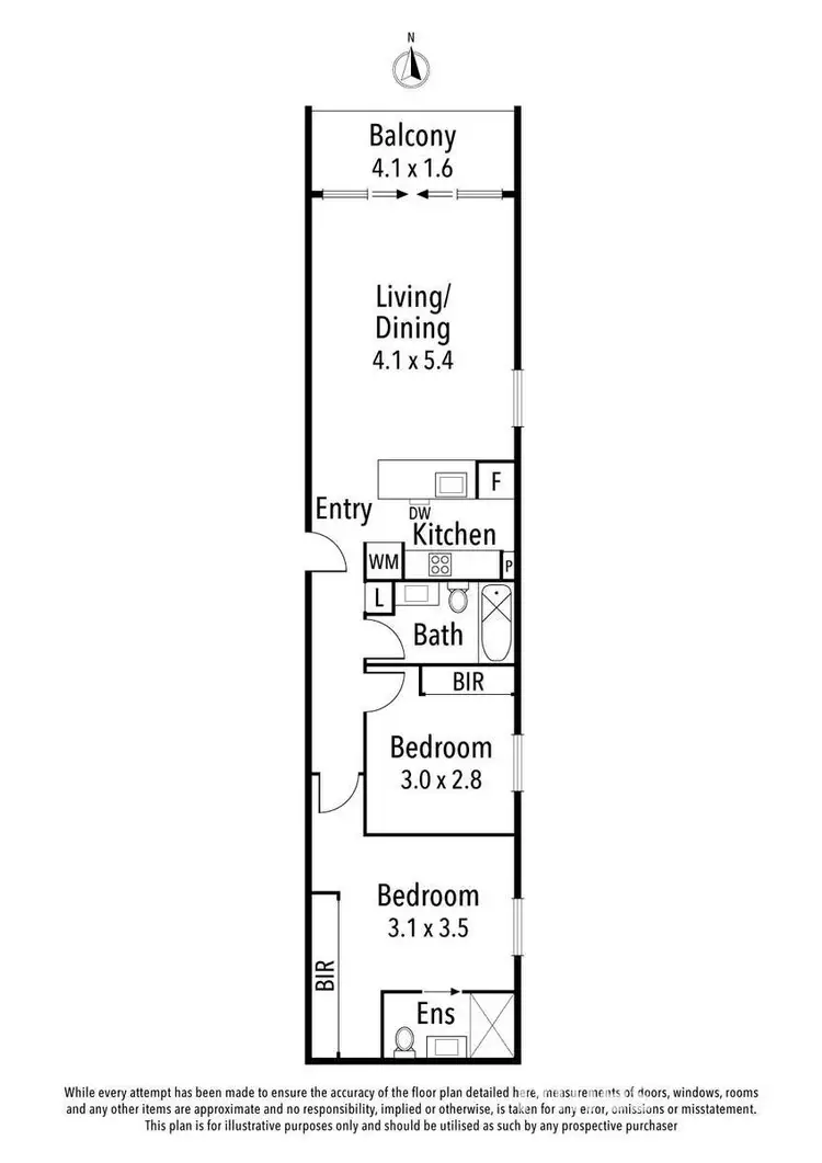 Floorplan of Homely apartment listing, 109/985 Heidelberg Road, Ivanhoe VIC 3079