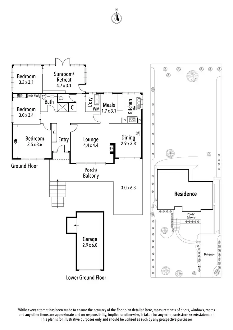 Floorplan of Homely house listing, 20 Alfreda Avenue, Rosanna VIC 3084