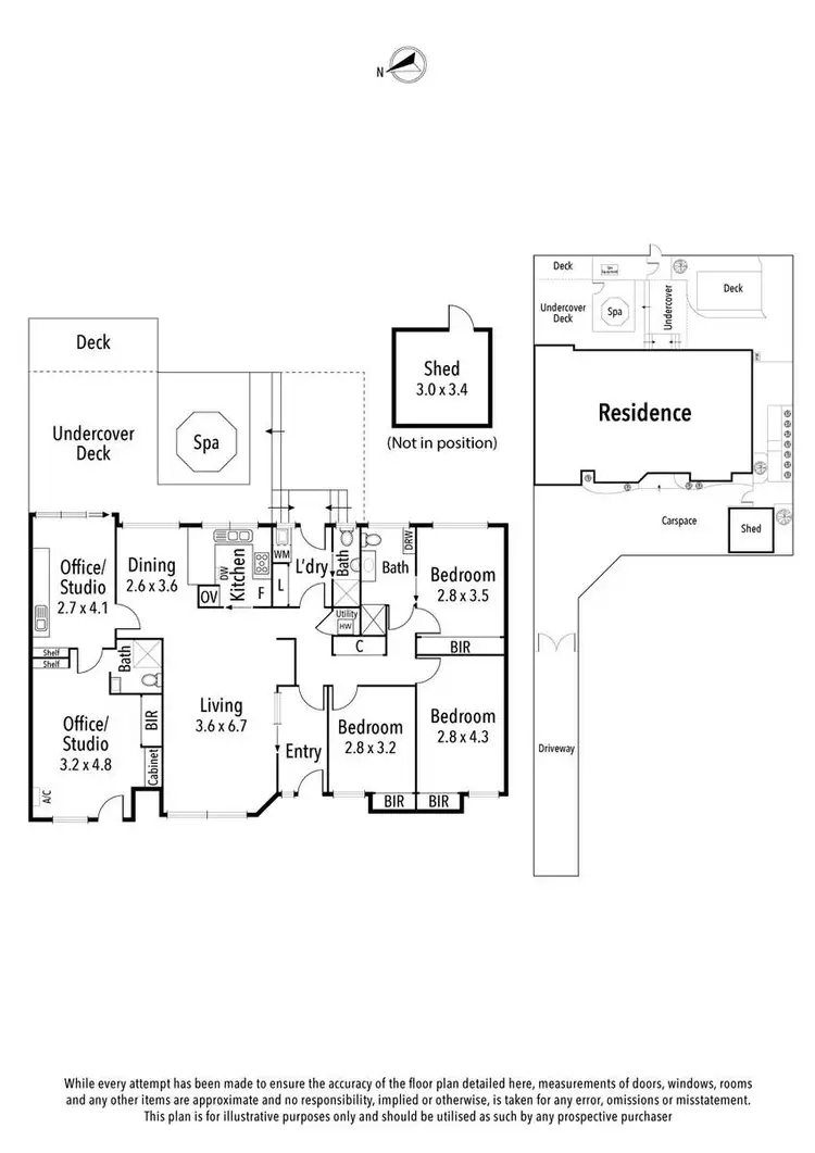 Floorplan of Homely unit listing, 2/28 Jones Crescent, Rosanna VIC 3084