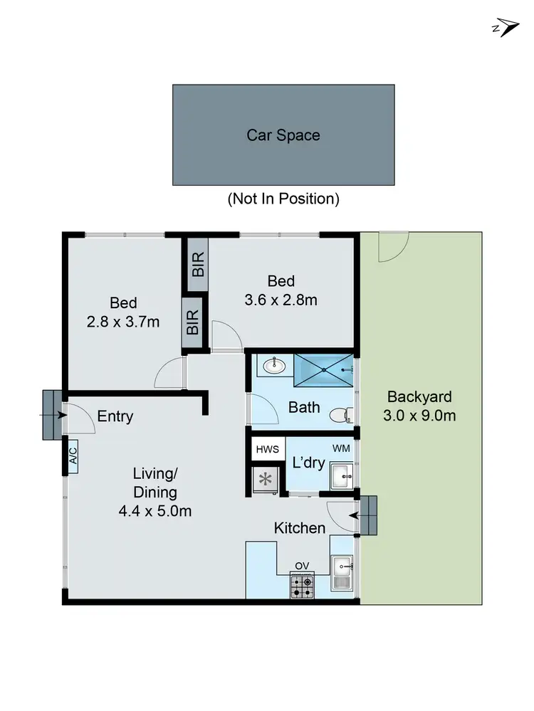 Floorplan of Homely unit listing, 1/10 Milton Avenue, Clayton South VIC 3169