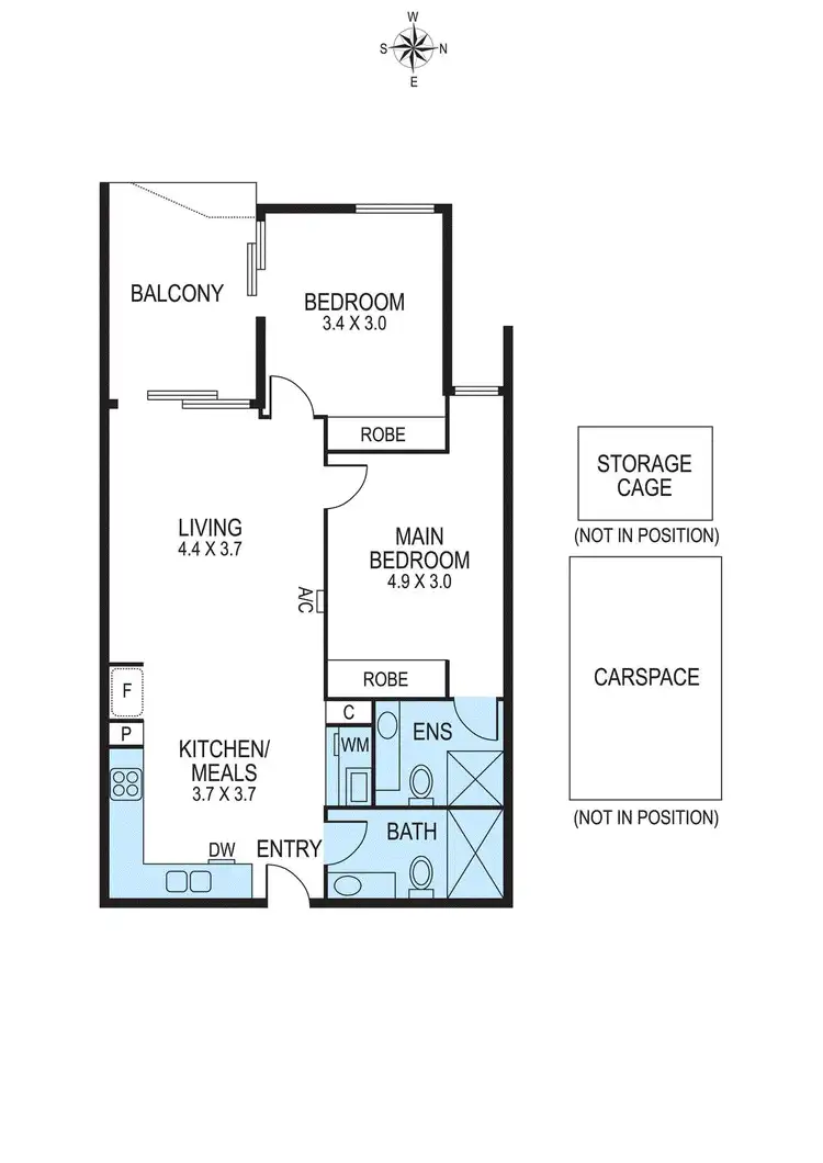 Floorplan of Homely apartment listing, 108/25 Nicholson Street, Bentleigh VIC 3204