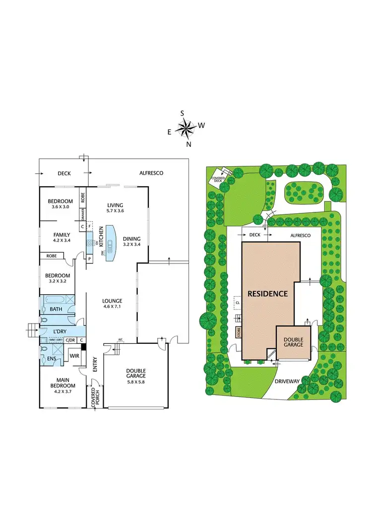 Floorplan of Homely house listing, 53 Kalbar Road, Eltham VIC 3095