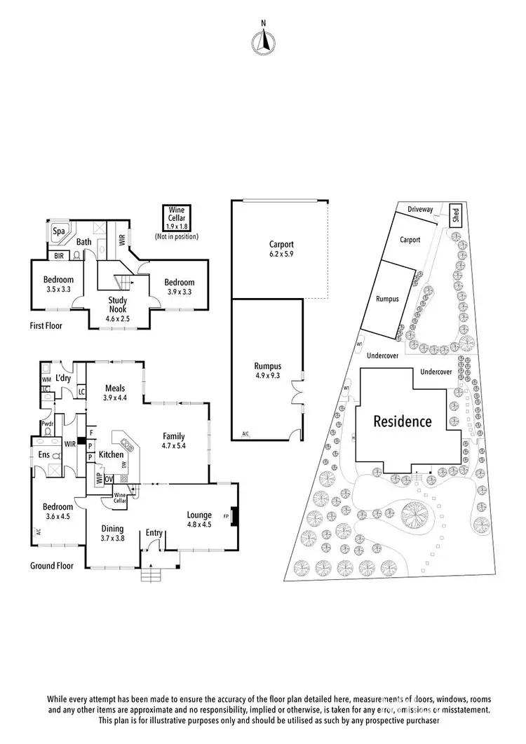 Floorplan of Homely house listing, 14 Gruyere Crescent, Ivanhoe East VIC 3079