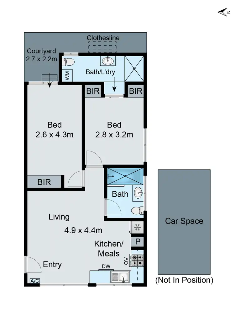 Floorplan of Homely unit listing, 4/15 Sydney Street, Murrumbeena VIC 3163