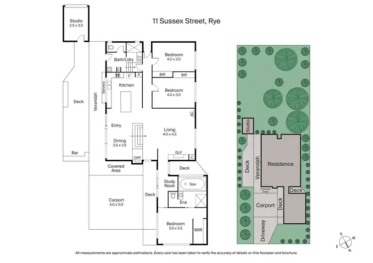 Floorplan of Homely house listing, 11 Sussex Road, Rye VIC 3941