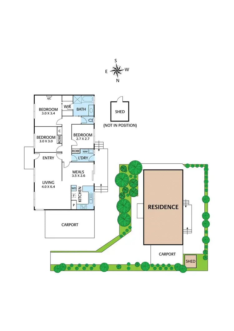 Floorplan of Homely house listing, 2/41 Panorama Avenue, Lower Plenty VIC 3093