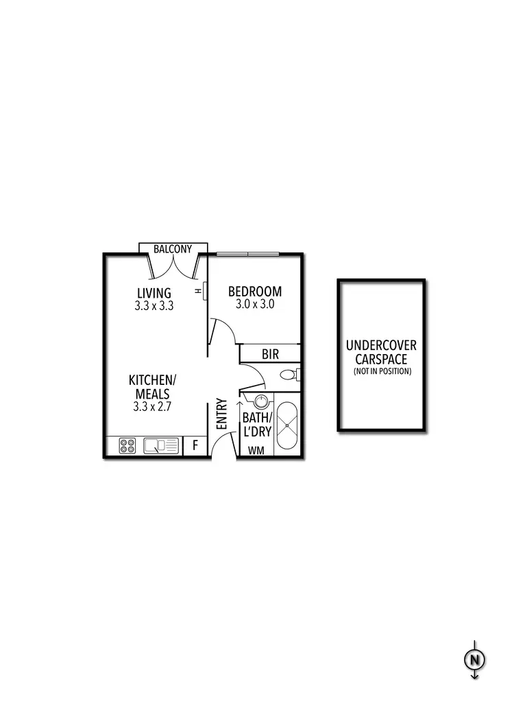 Floorplan of Homely apartment listing, 5/202 The Avenue, Parkville VIC 3052