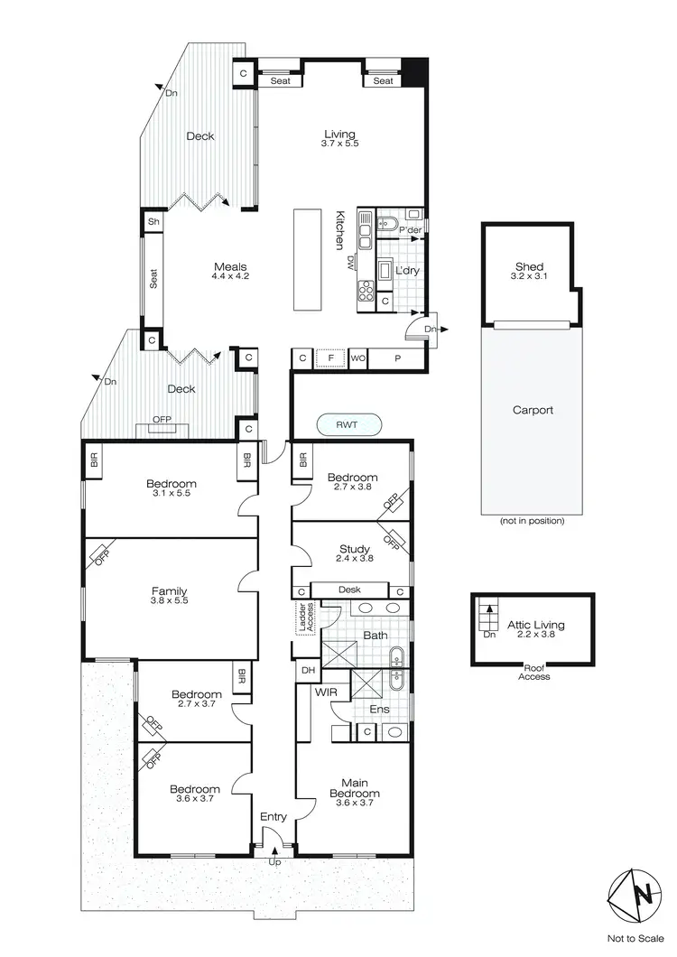 Floorplan of Homely house listing, 1 Durham Street, Newington VIC 3350