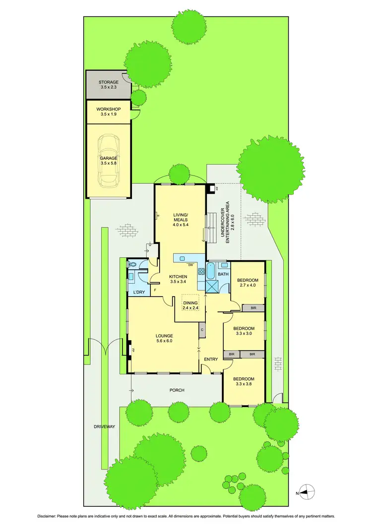 Floorplan of Homely house listing, 44 Strada Crescent, Wheelers Hill VIC 3150