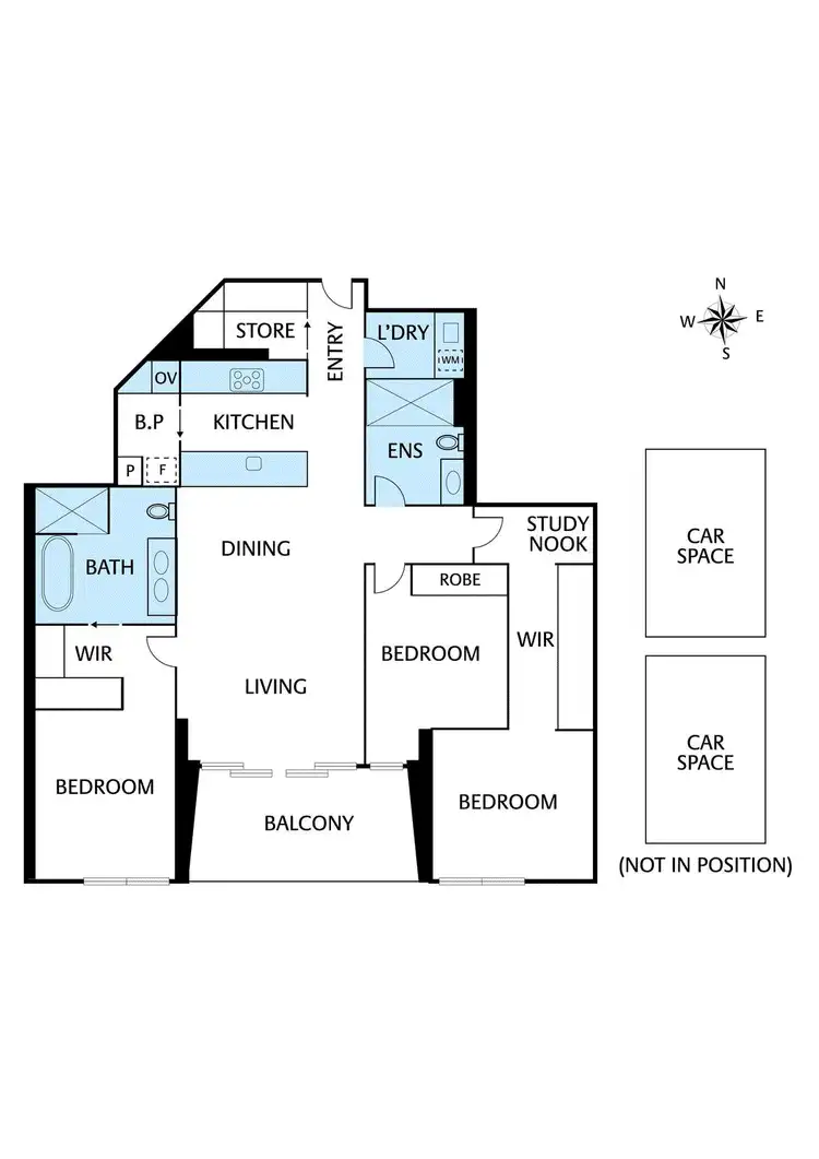 Floorplan of Homely apartment listing, 101C/1 Wilfred Road, Ivanhoe East VIC 3079