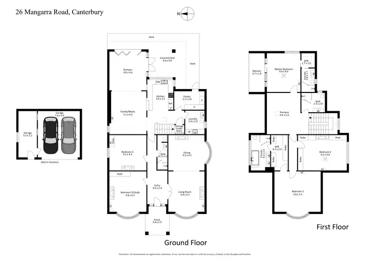 Floorplan of Homely house listing, 26 Mangarra Road, Canterbury VIC 3126