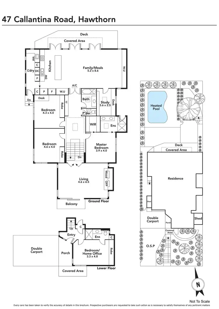 Floorplan of Homely house listing, 47 Callantina Road, Hawthorn VIC 3122
