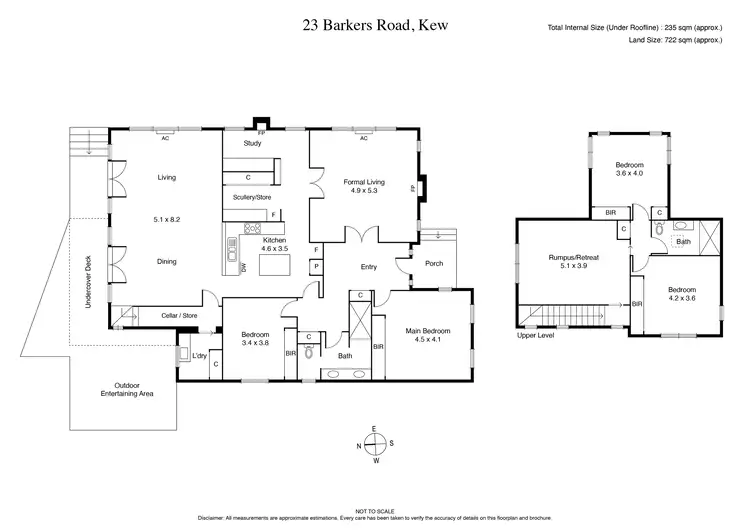 Floorplan of Homely house listing, 23 Barkers Road, Kew VIC 3101