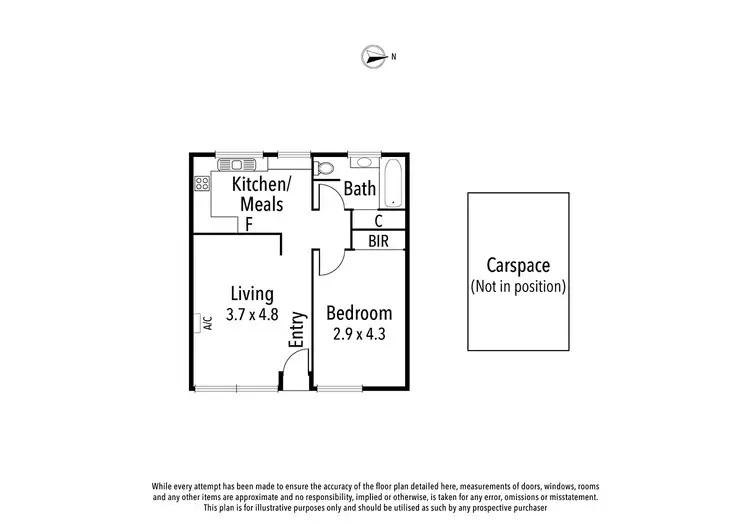 Floorplan of Homely apartment listing, 9/49 Hawdon Street, Heidelberg VIC 3084