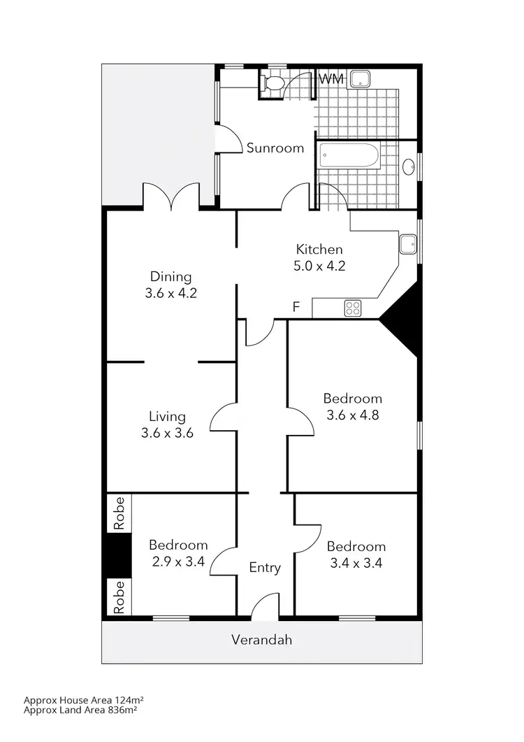 Floorplan of Homely house listing, 627 Bond Street, Golden Point VIC 3350