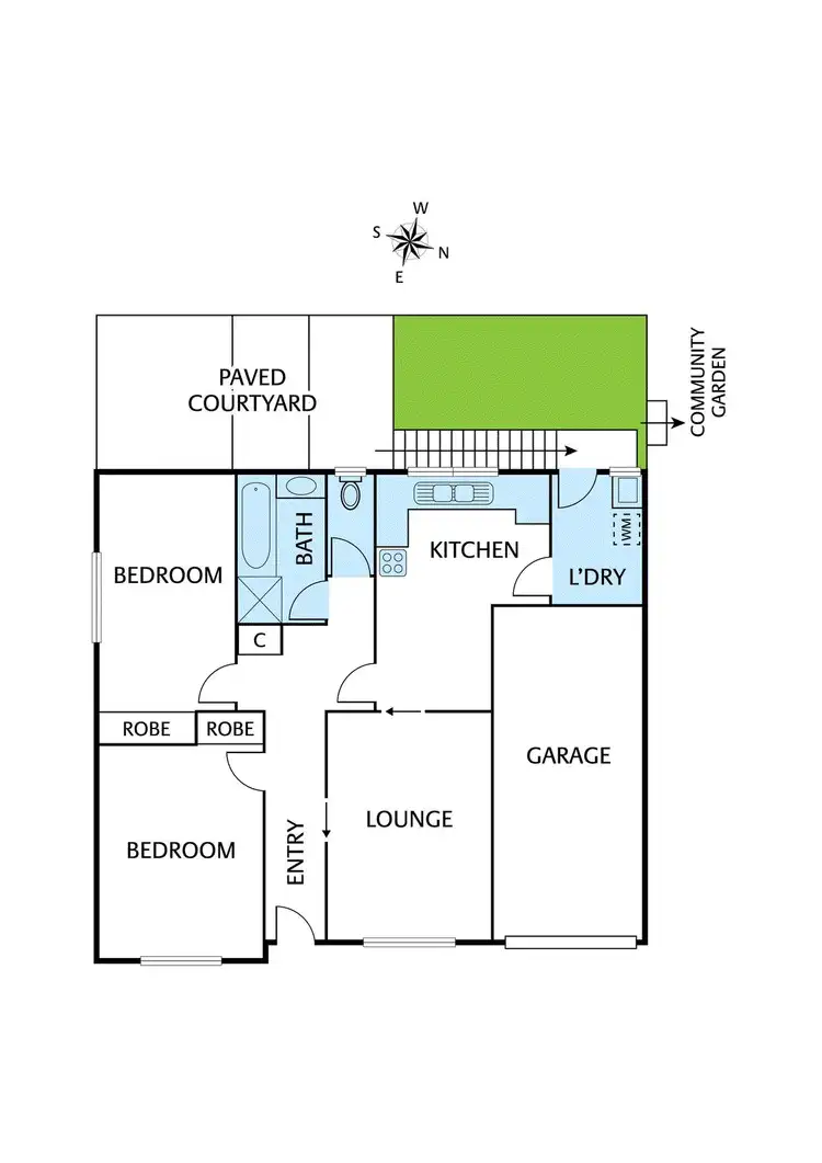Floorplan of Homely unit listing, 3/169 Main Road, Lower Plenty VIC 3093