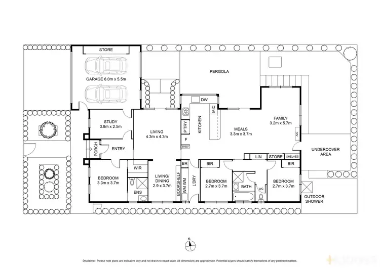 Floorplan of Homely house listing, 18 Highgrove Court, Ocean Grove VIC 3226