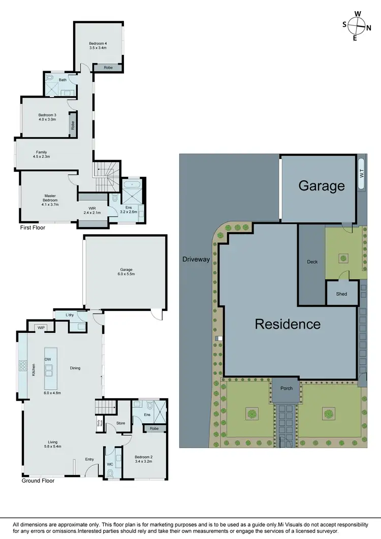 Floorplan of Homely townhouse listing, 1/43 Teck Street, Ashwood VIC 3147