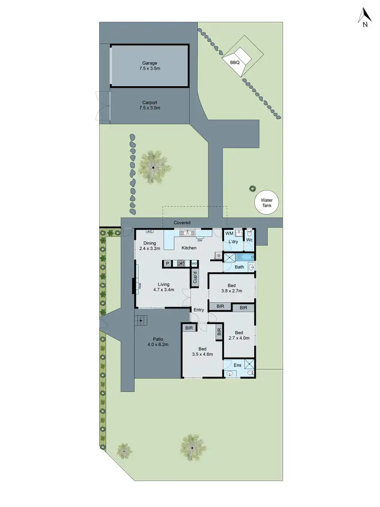 Floorplan of Homely house listing, 48 Mccubbin Street, Burwood VIC 3125