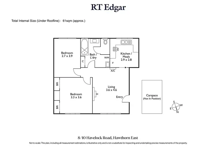 Floorplan of Homely apartment listing, 8/10 Havelock Road, Hawthorn East VIC 3123