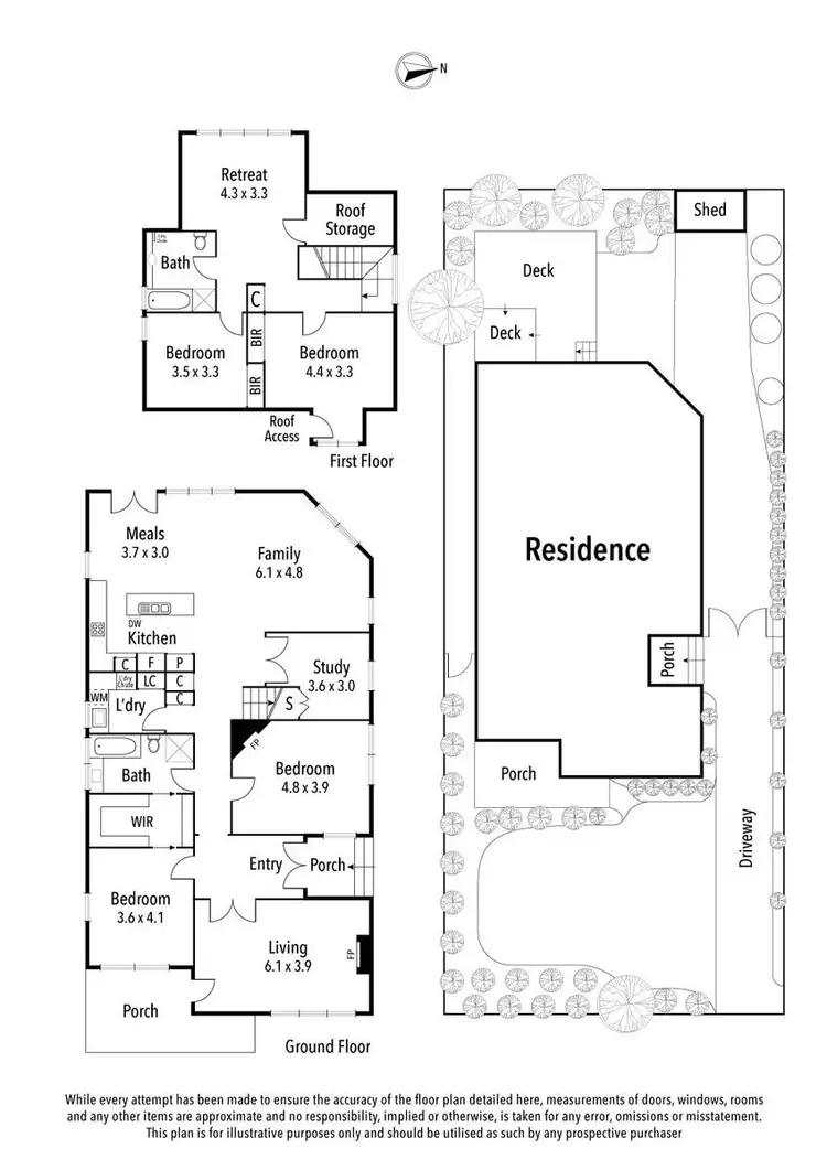 Floorplan of Homely house listing, 46 Waterdale Road, Ivanhoe VIC 3079
