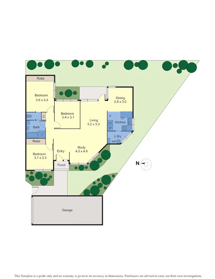 Floorplan of Homely unit listing, 4/230 Princess Street, Kew VIC 3101