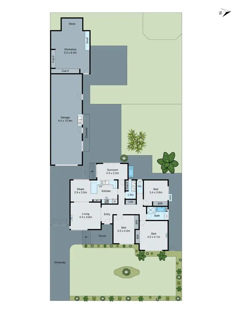 Floorplan of Homely house listing, 13 Alexander Avenue, Oakleigh East VIC 3166