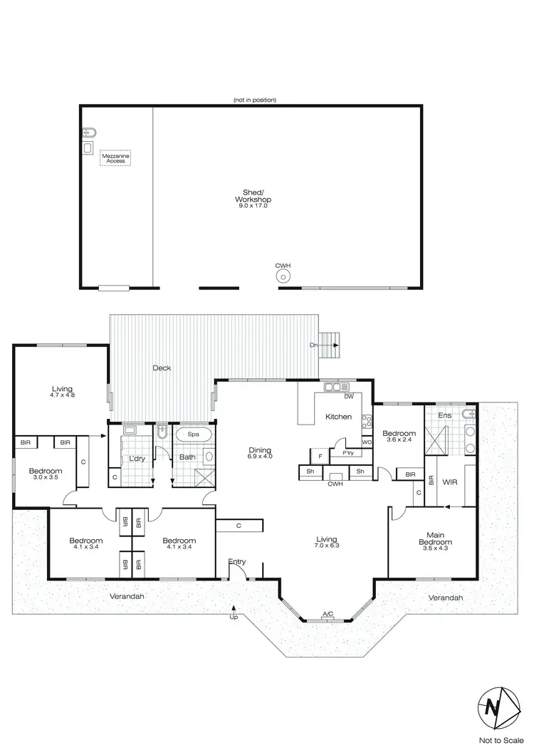Floorplan of Homely house listing, 102 Cornish Street, Buninyong VIC 3357