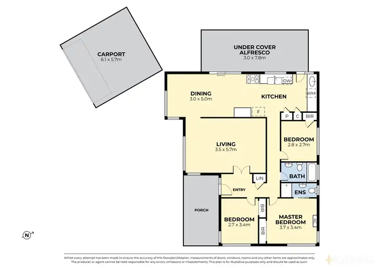 Floorplan of Homely house listing, 1 Murray Court, Werribee VIC 3030