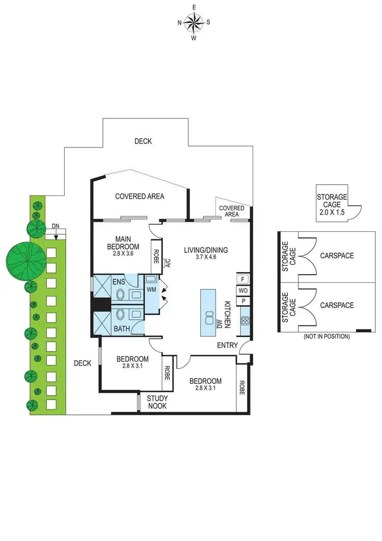 Floorplan of Homely apartment listing, 7/31 Prince Edward Avenue, Mckinnon VIC 3204