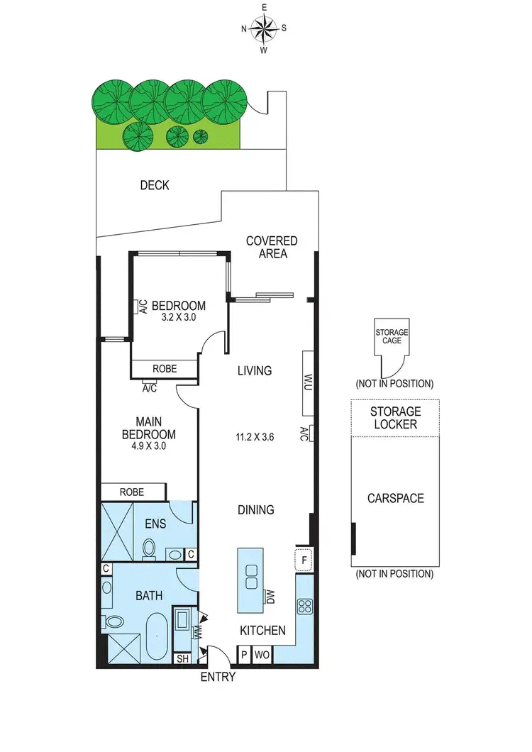 Floorplan of Homely apartment listing, 2/15 Vickery Street, Bentleigh VIC 3204