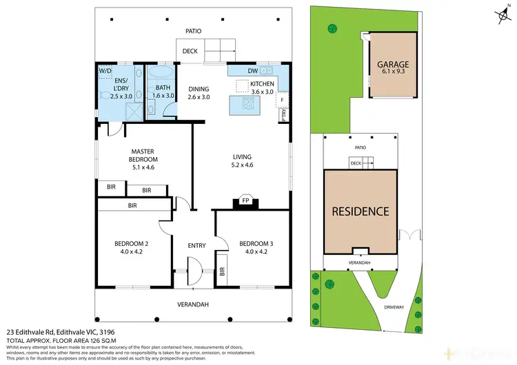 Floorplan of Homely house listing, 23 Edithvale Road, Edithvale VIC 3196