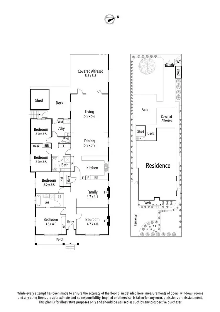 Floorplan of Homely house listing, 22 The Righi, Eaglemont VIC 3084