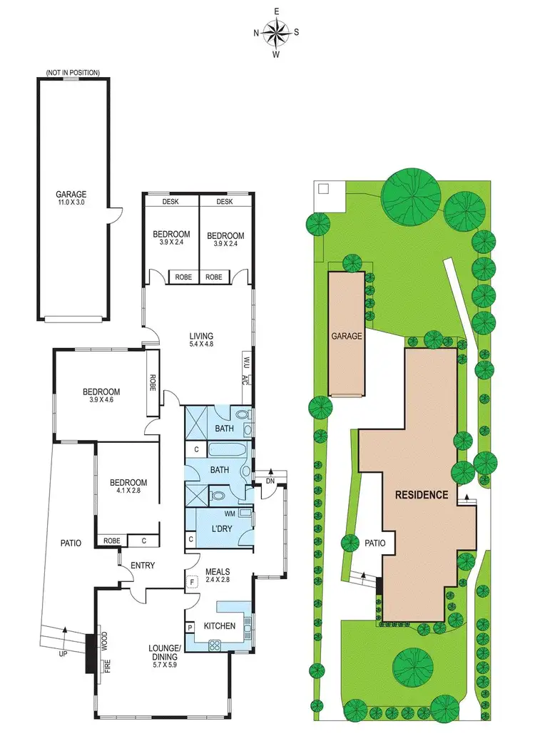 Floorplan of Homely house listing, 22 Moylan Street, Bentleigh East VIC 3165