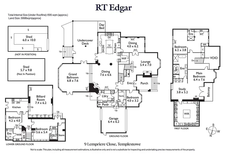 Floorplan of Homely house listing, 9 Lempriere Close, Templestowe VIC 3106