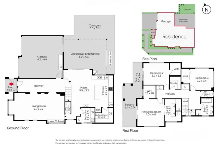 Floorplan of Homely townhouse listing, 56A Regent Parade, Cheltenham VIC 3192