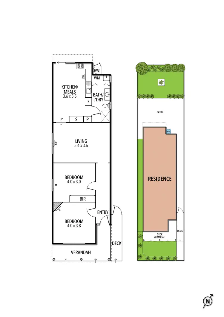 Floorplan of Homely house listing, 66 Mirams Street, Ascot Vale VIC 3032