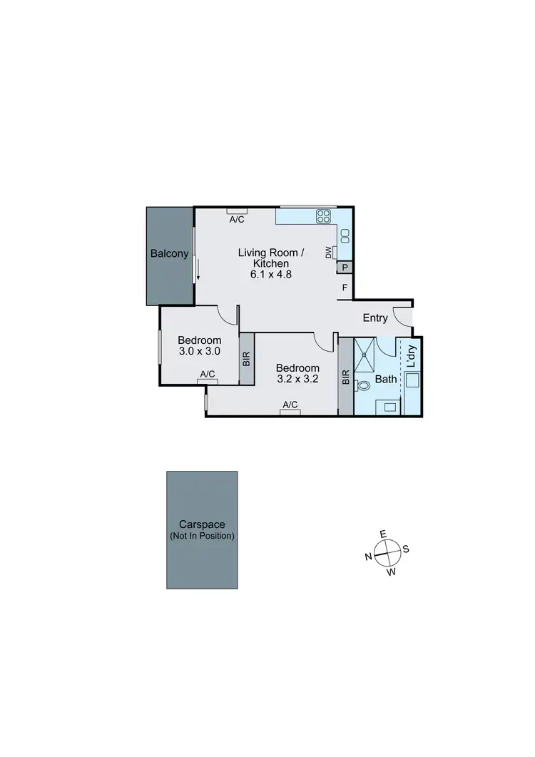 Floorplan of Homely apartment listing, 202/315 High Street, Ashburton VIC 3147